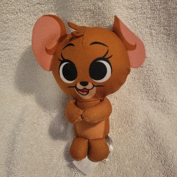 Funko Tom & Jerry Game Stop Jerry Mouse Plush Stuffed Toy 6 Inch Warner Brothers - Picture 1 of 6